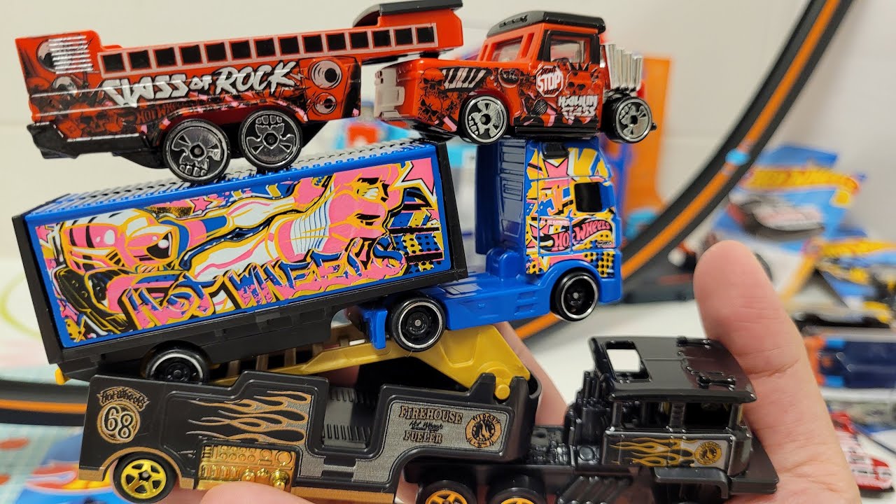CAMINHÕES HOT WHEELS É MUITO LEGAL E ESTÁ EM PROMOÇÃO NAS LOJAS AMERICANAS! VALE A PENA DEMAIS!