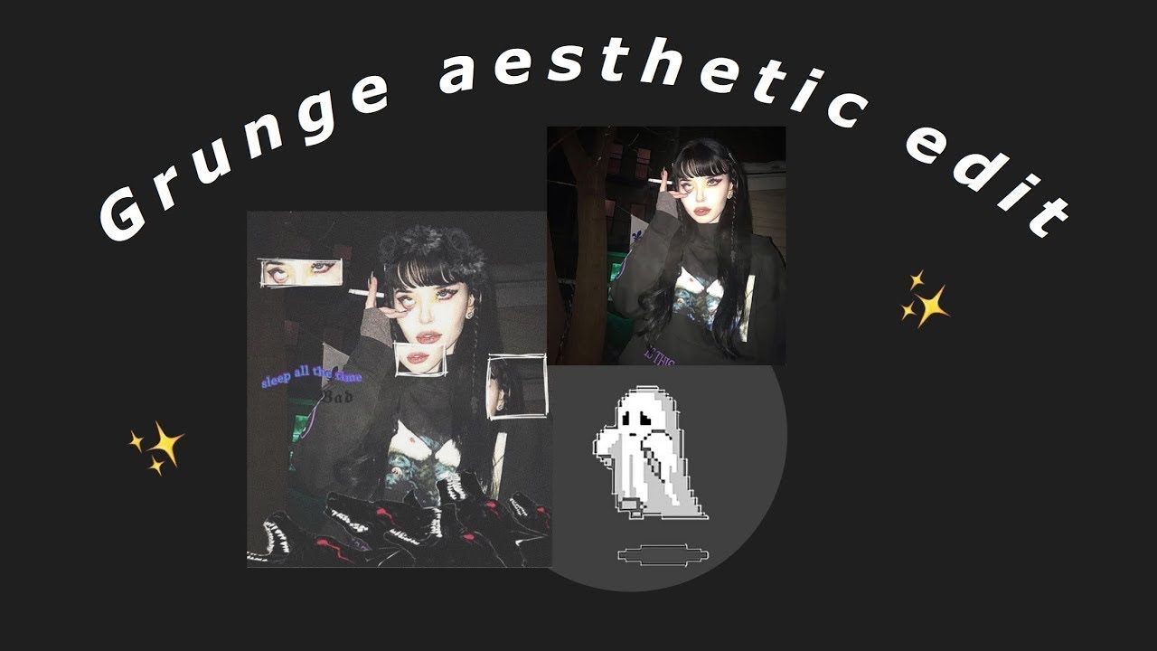 grunge aesthetic edit 🖤✨| 그런지