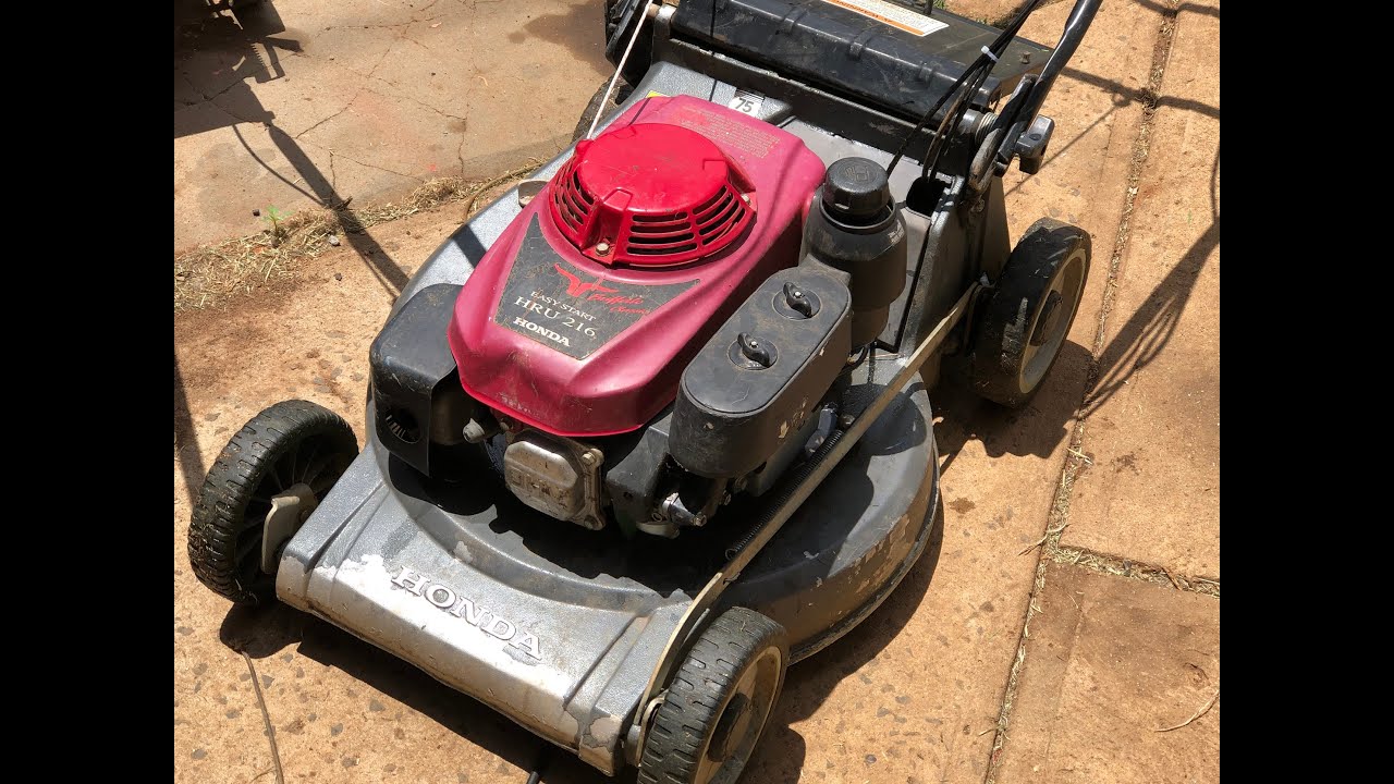 Quick Honda HRU216 service!