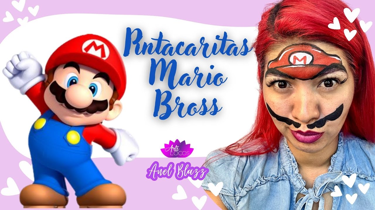 Tutorial Mario Bross Pintacaritas - Face Paint - Artilocos