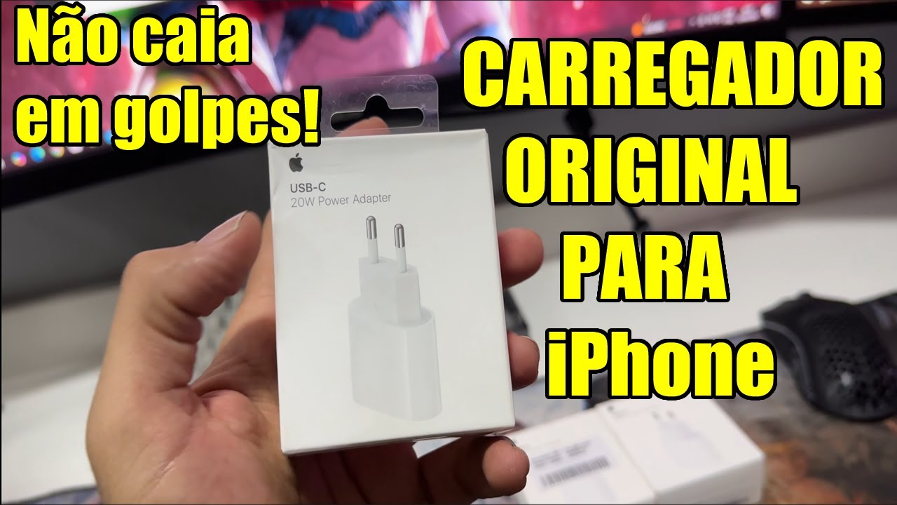CARREGADOR IPHONE ORIGINAL DA MAGALU - É ORIGINAL MESMO? ADAPTADOR TURBO 20W