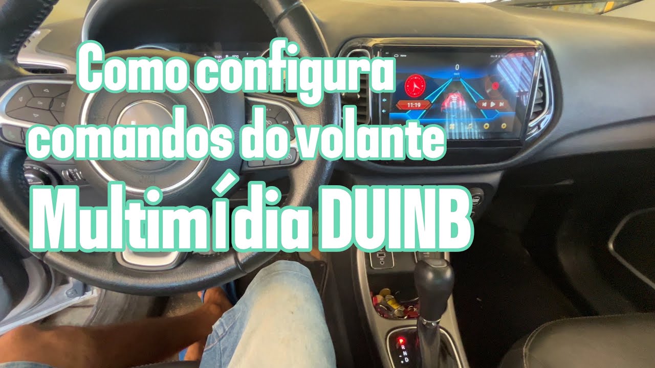 Como configurar comandos do volante na multimídia duinb multimídia chinesa