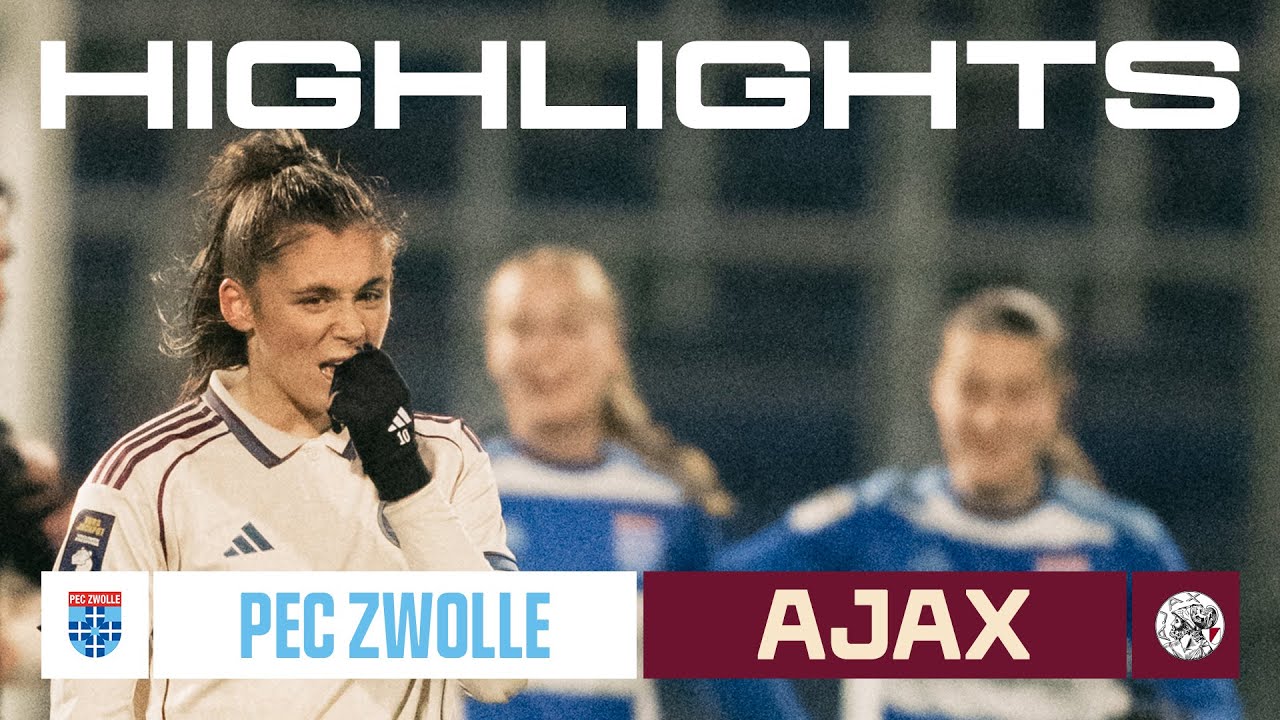 Highlights PEC Zwolle - Ajax Vrouwen | Vrouwen Eredivisie