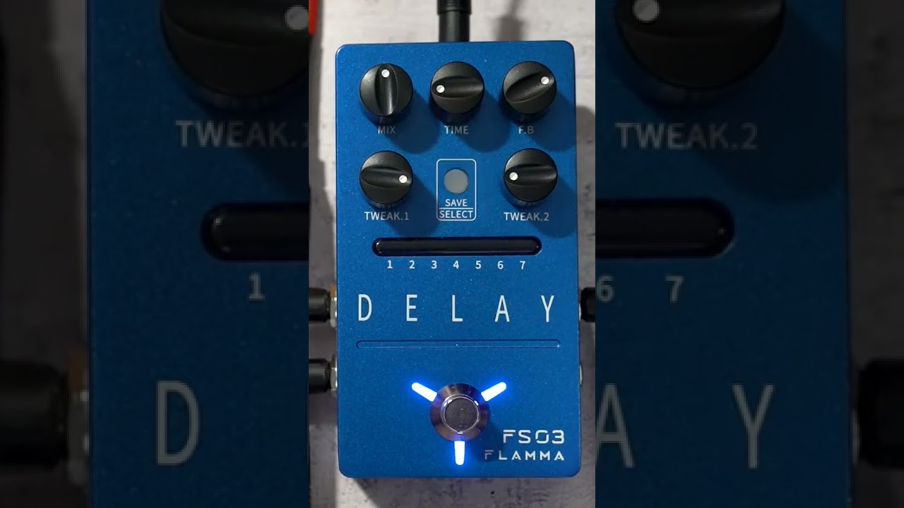 FLAMMA FS03 STEREO DELAY STOMBOX PEDAL #flamma #shorts #guitarist