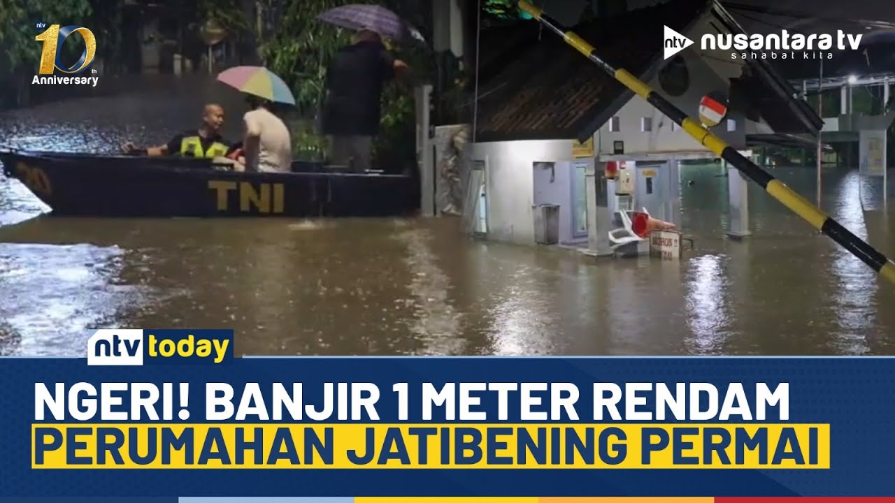 Mengerikan! Kali Meluap, Ratusan Rumah di Jatibening Permai Terendam Banjir 1 Meter | NTV TODAY