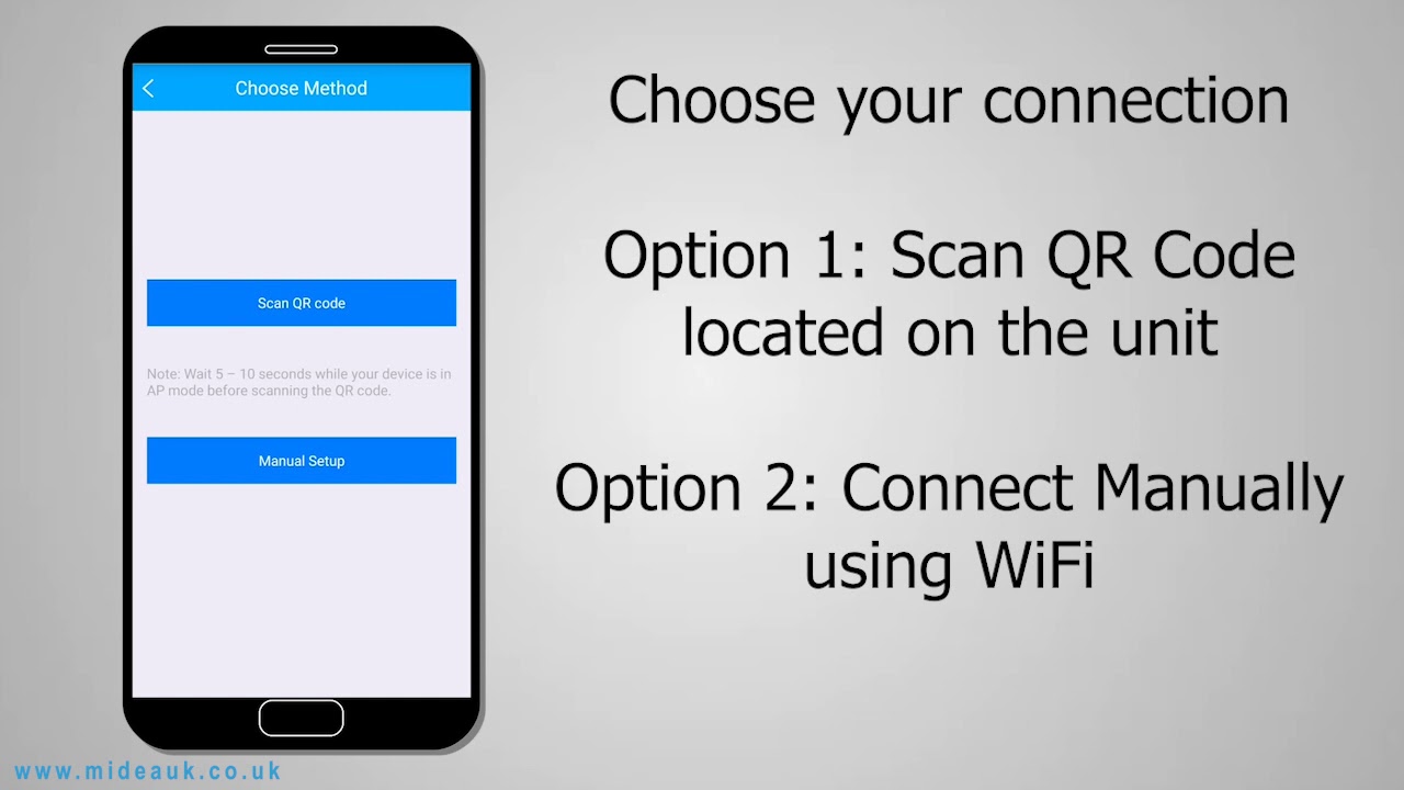 Setting up the Midea Air App