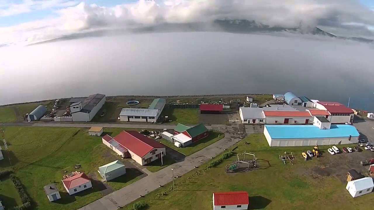 Hrisey drone flight