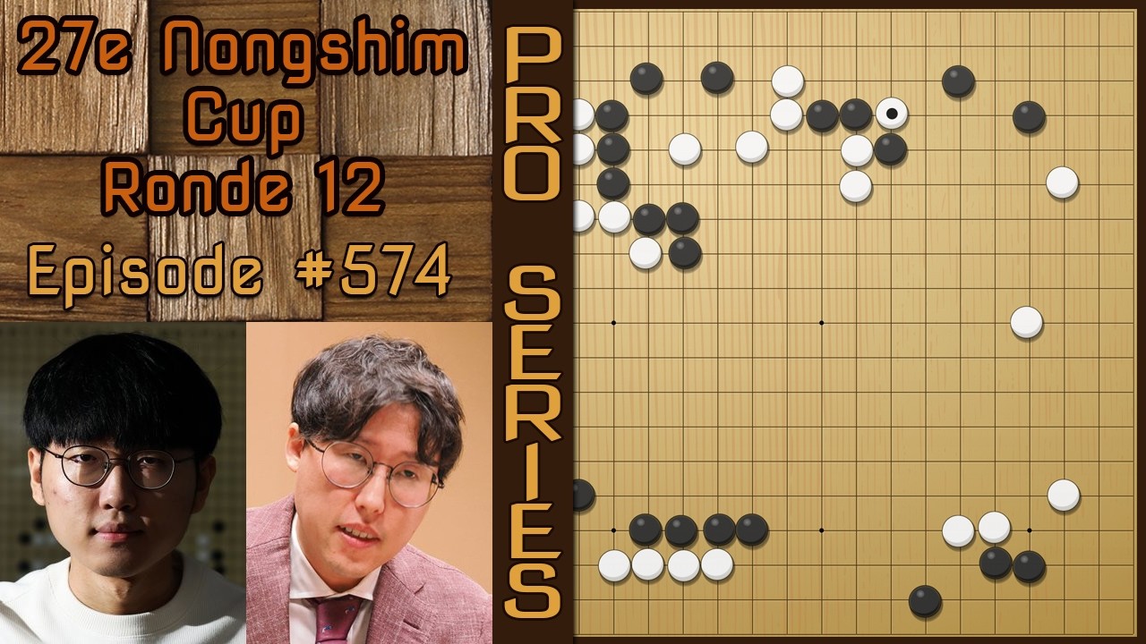 Partie de Go Pro Commentée - Iyama Yuta 9p VS Shin Jinseo 9p - 27e Nongshim Cup Ronde 12 N°574