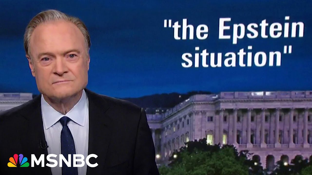 Lawrence: As long as Trump is alive, he should face questions about Epstein and Ghislaine Maxwell