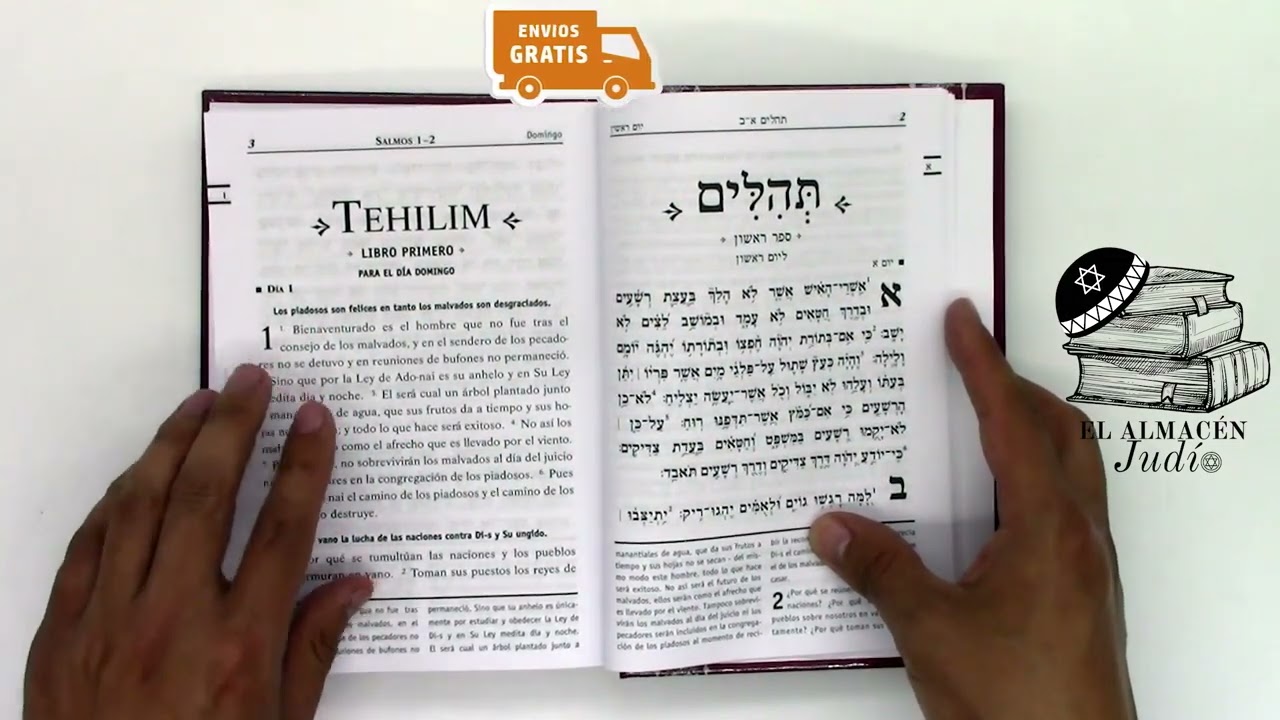 Libro Tehilim con explicaciones