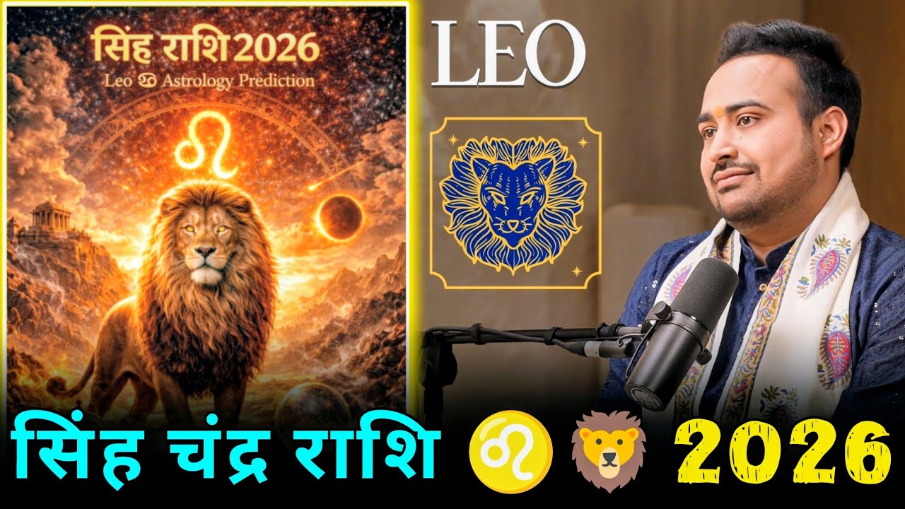 सिंह राशि ♌🦁 Leo Moon Sign: 2026 Jyotish Prediction - Explained by Arun Pandit Ji #leo #सिंह
