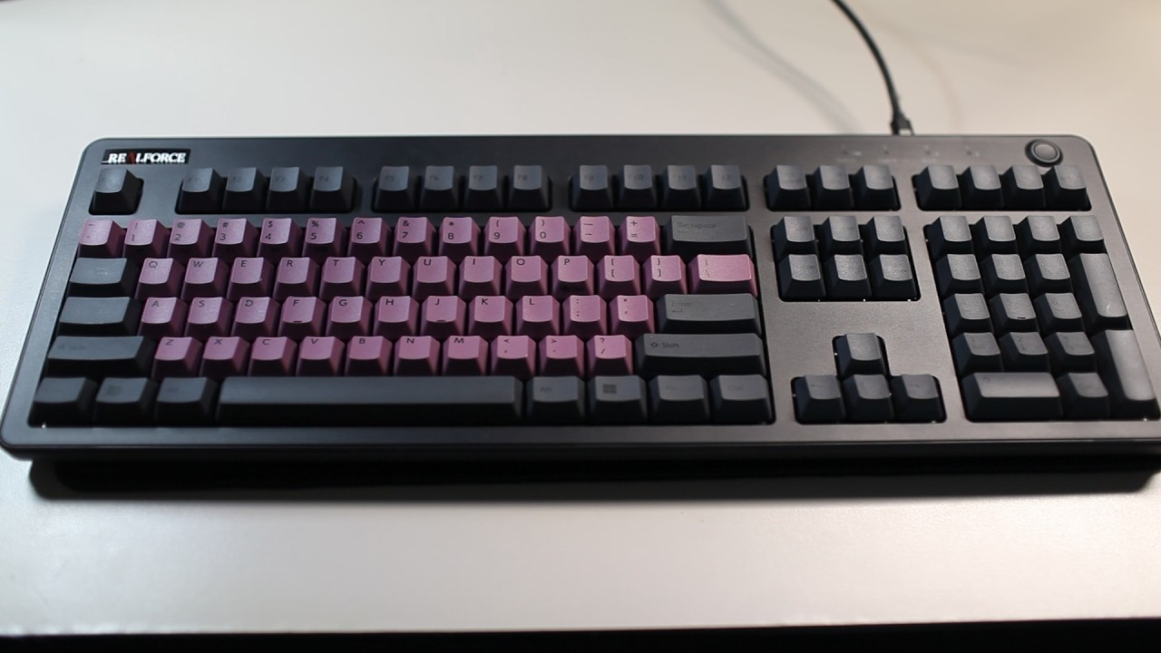 realforce r3 sound test (30g domes/stock)