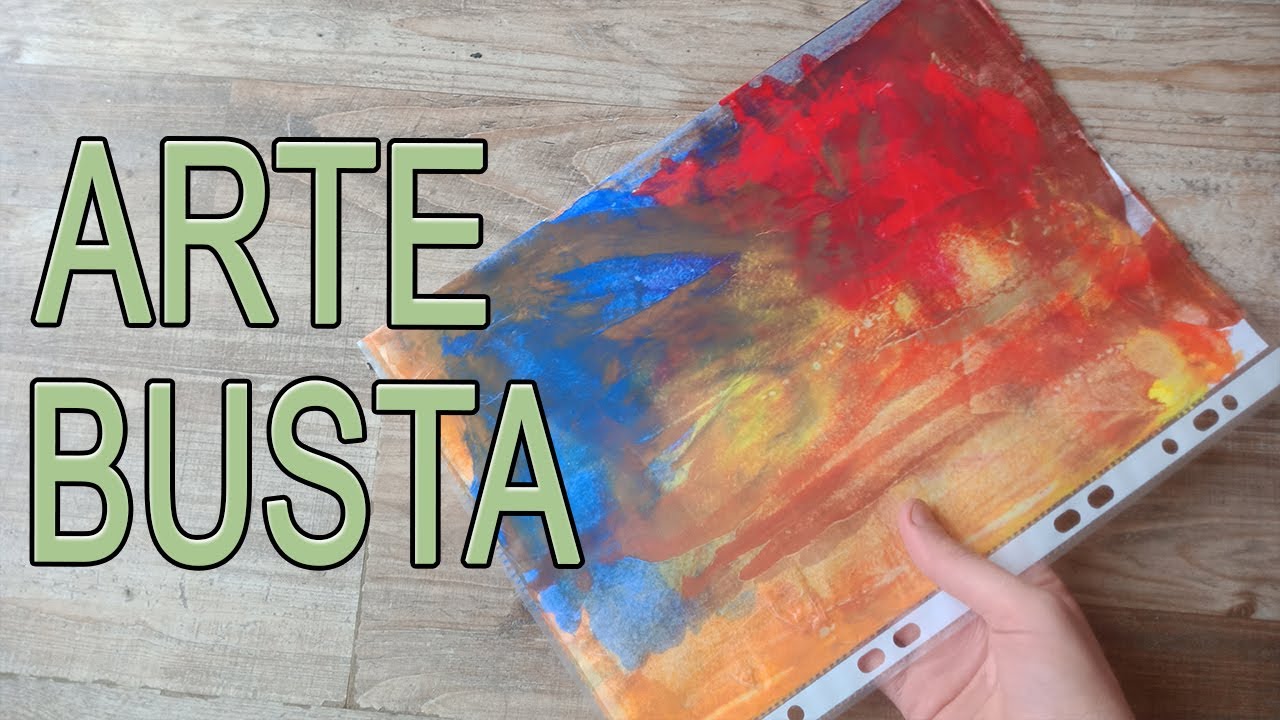 Arteterapia facile con busta e colori - laboratorio artistico - Arte Green