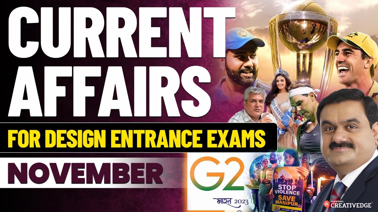 November 2024 Current Affairs 📰| GK Preparation For Design Entrance Exams | Monthly Current Affairs