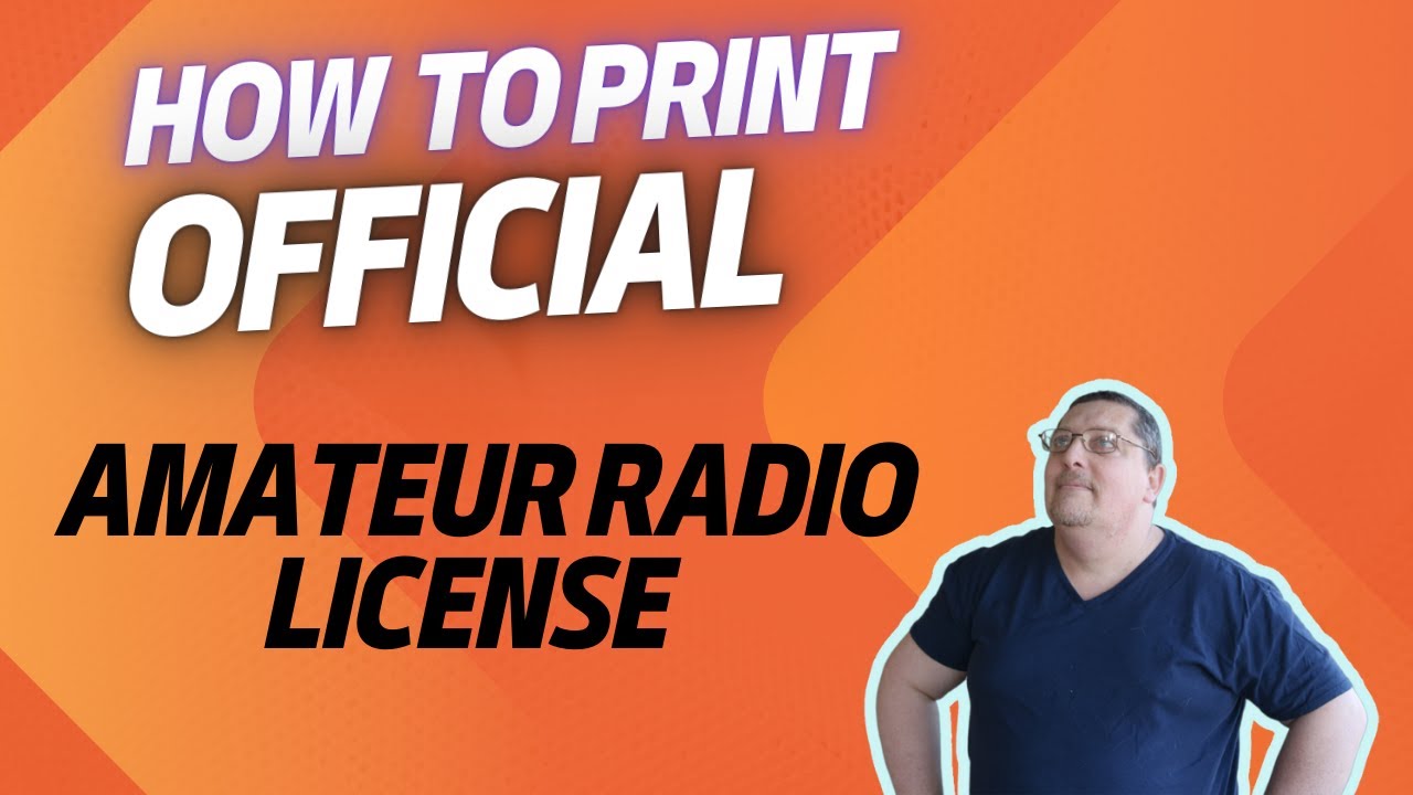 PRINT OFFICIAL AMATEUR LICENSE / GET THE OFFICIAL AMATEUR LICENSE COPY
