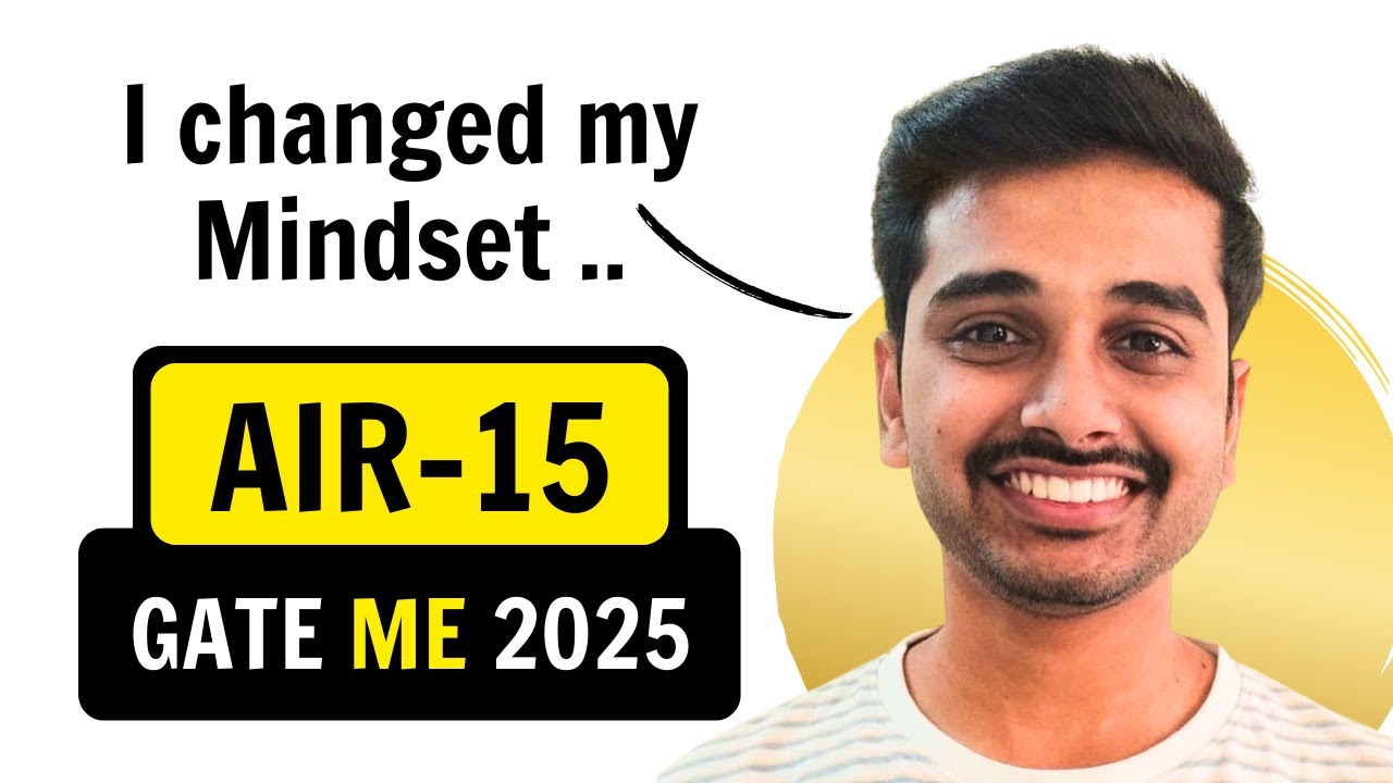 GATE 2025 Mechanical Topper shares Powerful Strategy & Tips | Exergic Video Course student