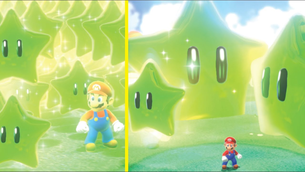 BIGGEST Green Stars/ MAX Green Stars in Super Mario 3D World