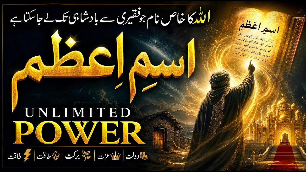 Ism e Azam (اسم اعظم) | Most Powerful Name of God in Quran | Wazifa Tariqa Fazilat Istamal