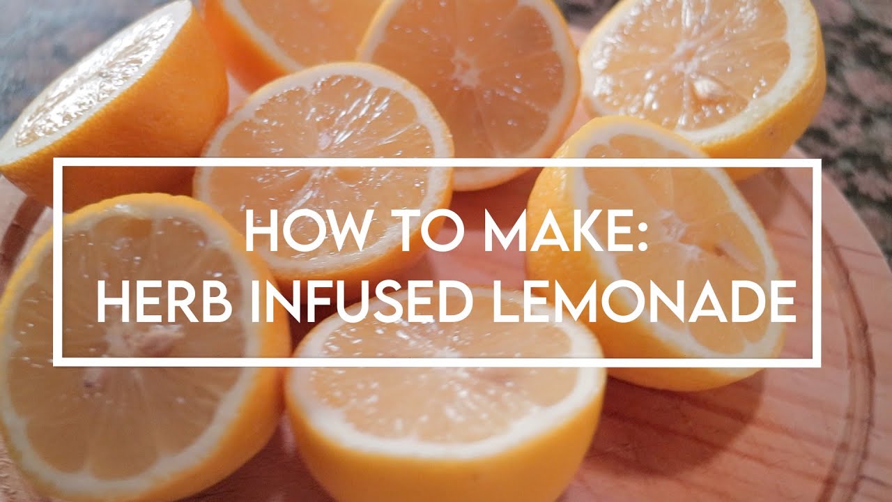 Quick & Easy | How To Make Herb Infused Lemonade