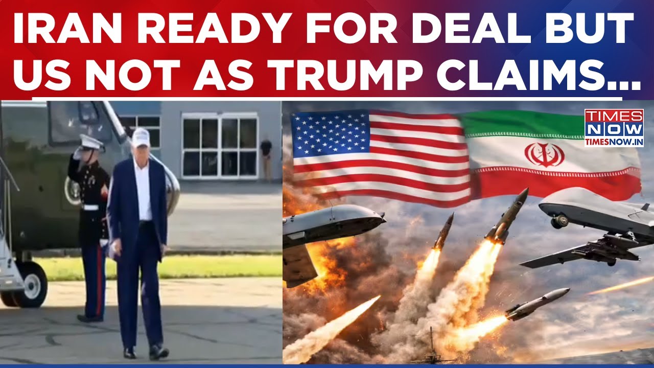 Trump Claims 'Iran Ready' For Talks But US 'Not Ready' For Deal As President Claims... | Middle East