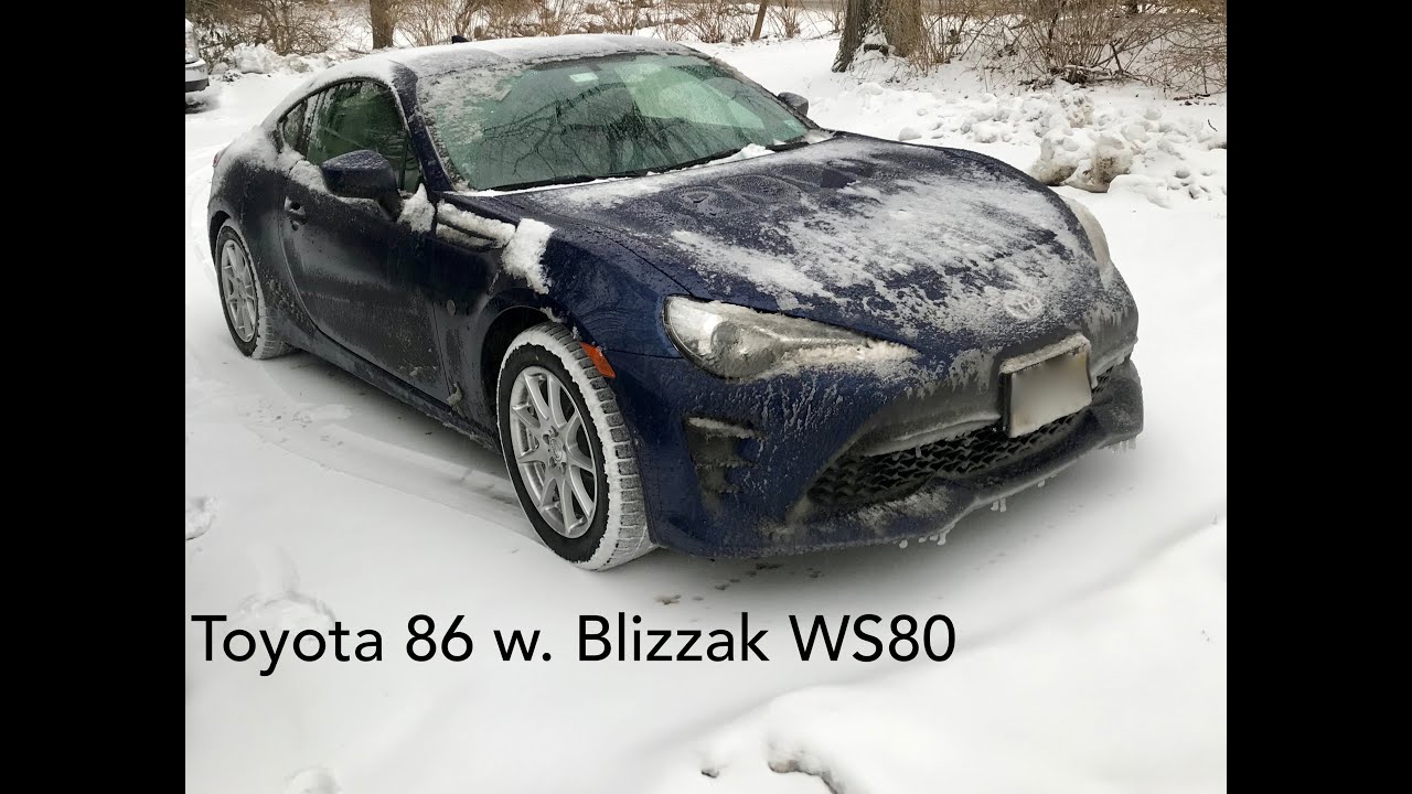 Toyota 86 In Snow with Blizzak WS80 - Steep Hill Test (GT86, FRS, BRZ)