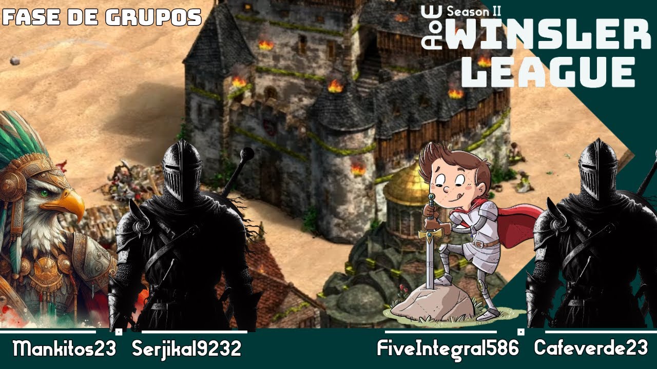 Serjikal y Mankitos VS Five y CafeVerde / Winsler League / AOE2