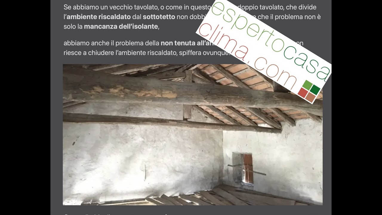 143# Isolamento sottotetto, tavolato, Stiferite, OSB, no grazie