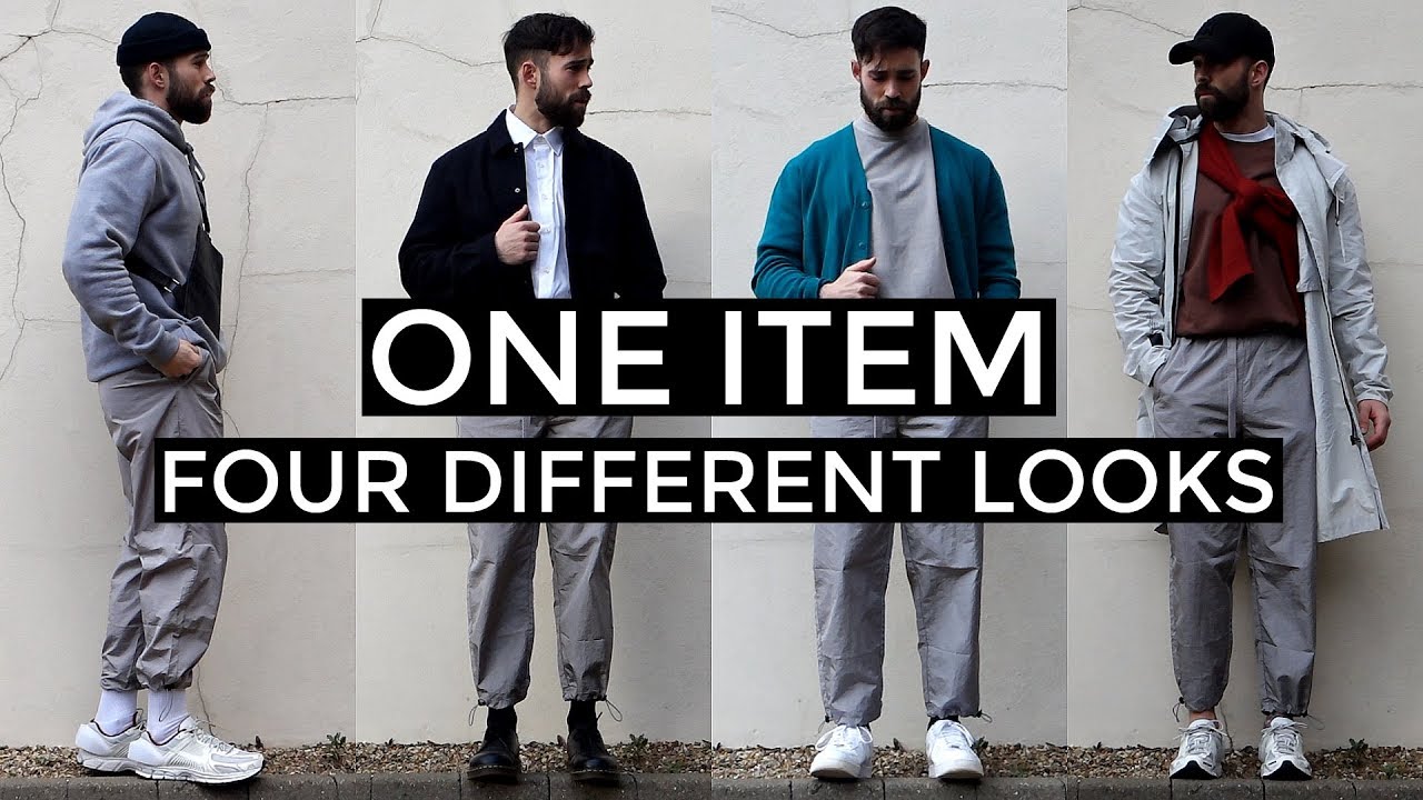 1 ITEM, 4 DIFFERENT LOOKS | ASOS White Trackpants | Men's Fashion | Daniel Simmons