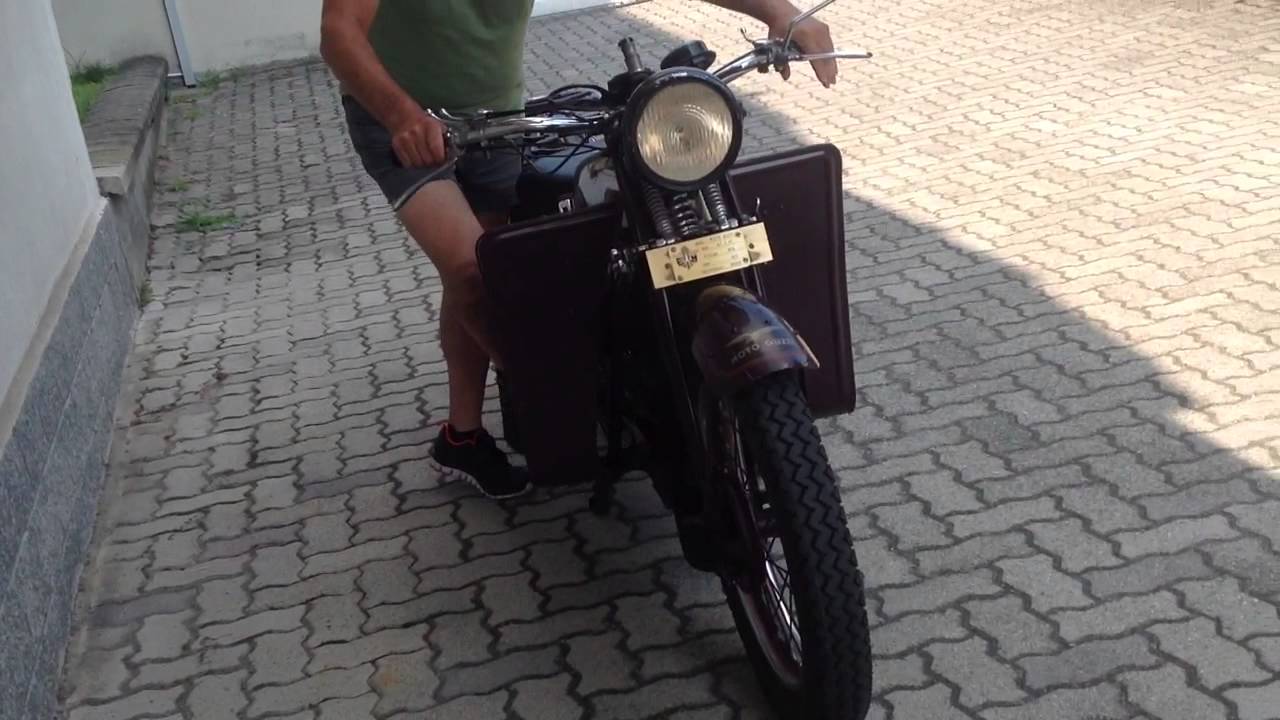 Messa in moto del Guzzi GT2VT 1933