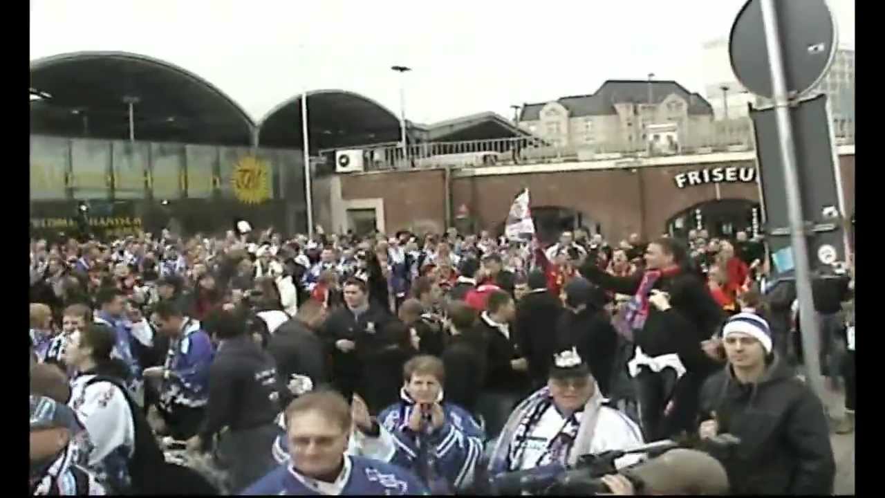 11.03.2012 1. Kasseler Partyzug nach Halle (Fanmarsch zur Halle)