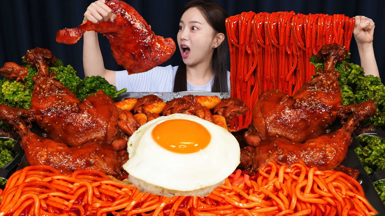 [Mukbang ASMR] Korean Style BBQ Chicken ! Secret Recipe 😎 & Eatingshow Ssoyoung