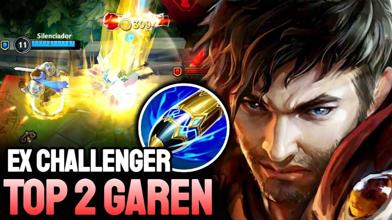 WILD RIFT GAREN - TOP 2 GAREN GAMEPLAY - EX CHALLENGER RANKED