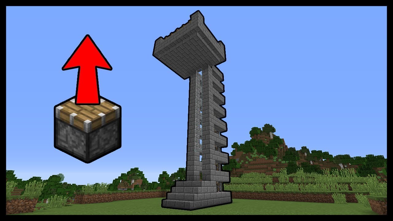 MINECRAFT - COME FARE IL PIÙ SEMPLICE ASCENSORE A PISTONI