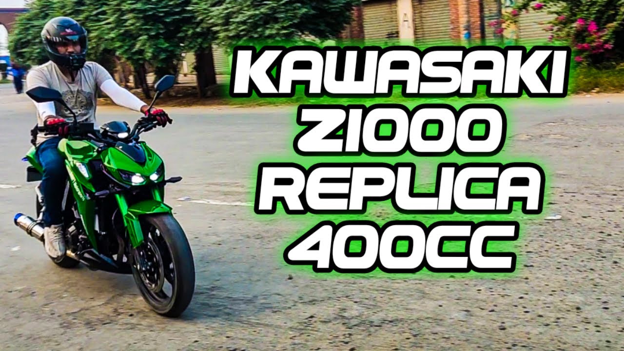Kawasaki Z1000 Replica Dual Cylinder 400CC 2021 | Short Test Ride And Sound Test |  FSDMOTO