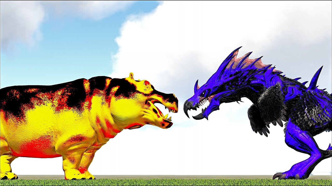 NOVA THE DESTROYER BOSS VS ASCENDANT HIPPO THE GIDEONI EPOCH (ARK SURVIVAL EVOLVED BATTLE BOSSES)
