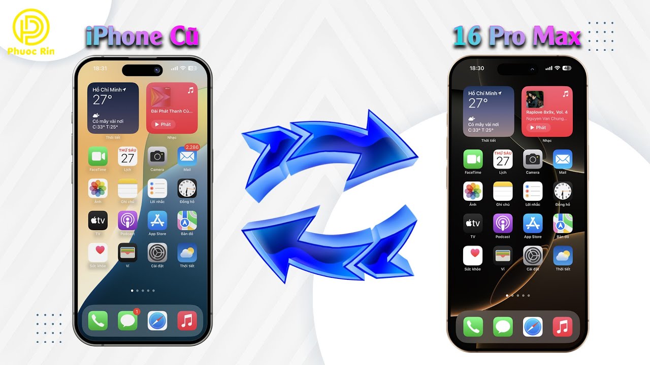 Cách chuyển dữ liệu từ iPhone cũ sang iPhone 16 pro max