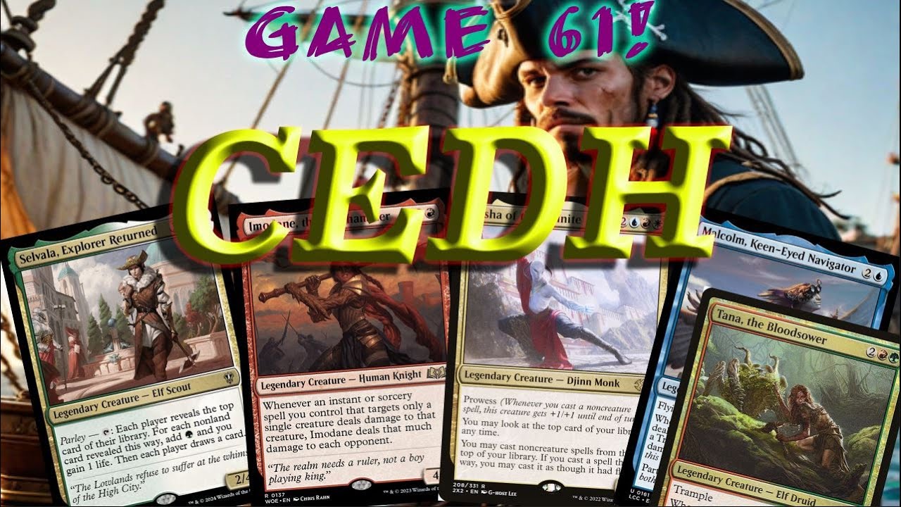 AmateurHourMTG cEDH Game #61 Selvala vs Imodane vs Elsha vs Malcolm/Tana