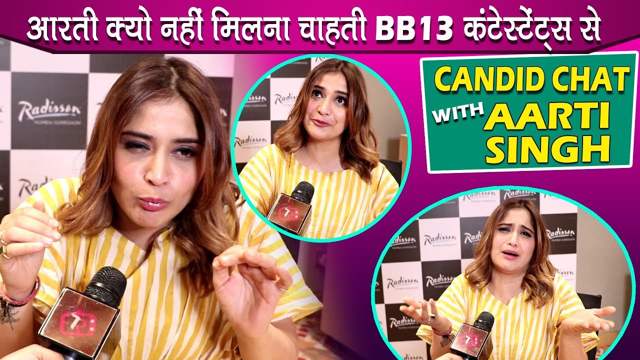 Aarti Singh Candid With Telly Reporter: Family Time, Asim Riaz, Rashami, Sidnaaz & BB13 Contestants