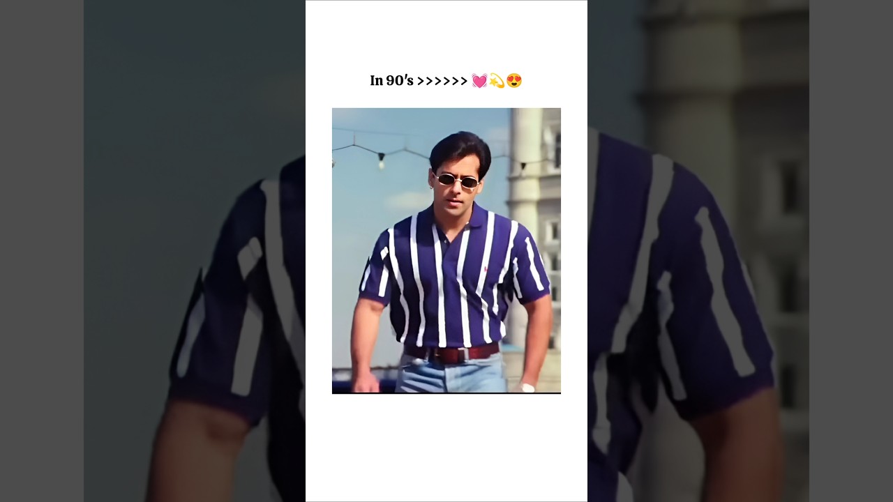 Salman Khan in 90s looks handsome #bollywood #music #bollywoodsongs #love #song #bollywoodretro