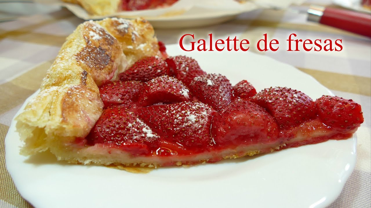 Galette de Fresas  / RECETA CASERA FÁCIL / Josean MG |