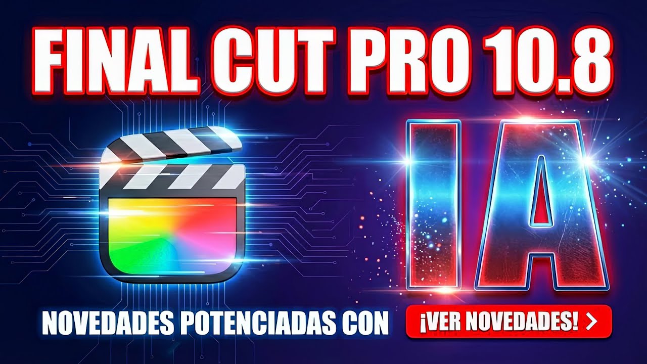 Final Cut Pro X 10.8 | Novedades | Camara Lenta con IA | Corrección de Color con IA - En Español