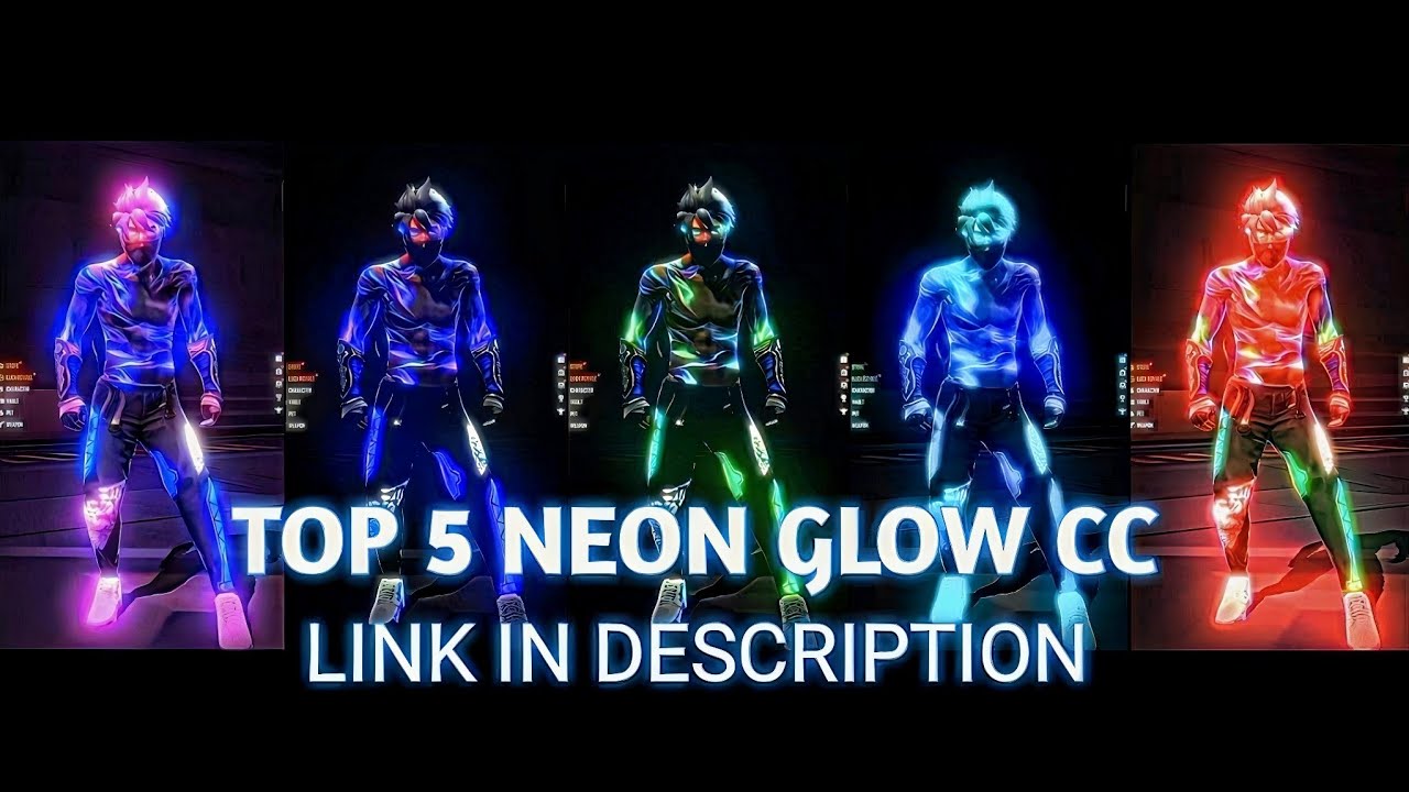 TOP 5 NEON GLOW CC 🔥👌 DOWNLOAD LINK IN DESCRIPTION👇|| EDITING X GAMING ||