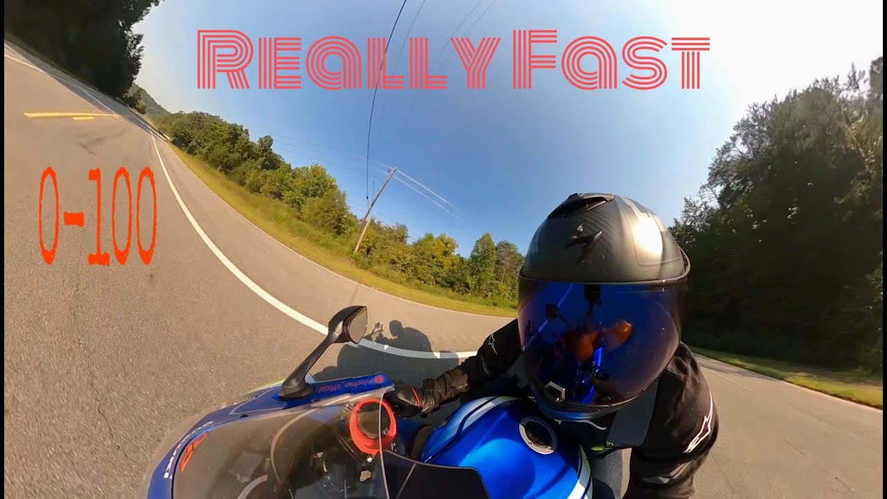 2016 GSXR600 0 to 100+ (Annitori Quickshifter)