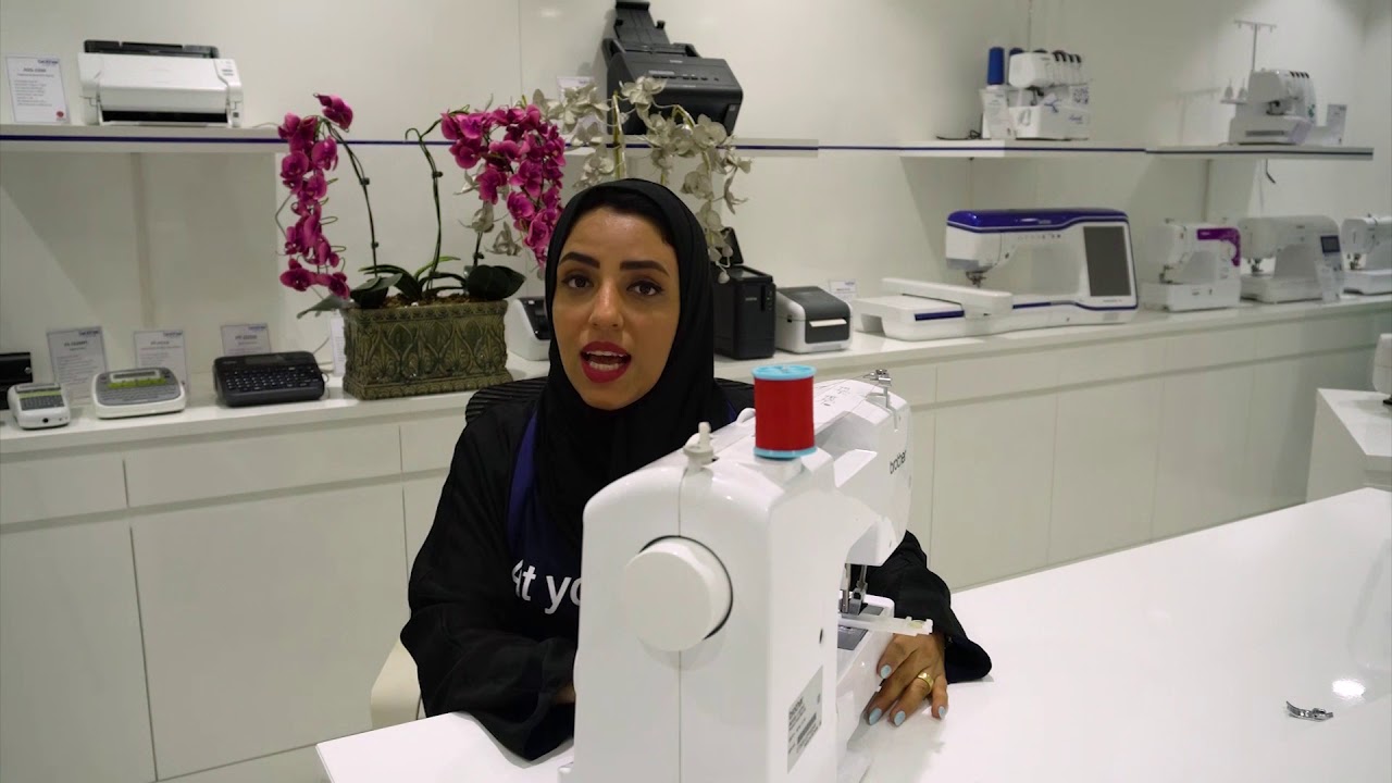 للخياطة Brother من السهل عمل عروة الزر باستخدام ماكنة