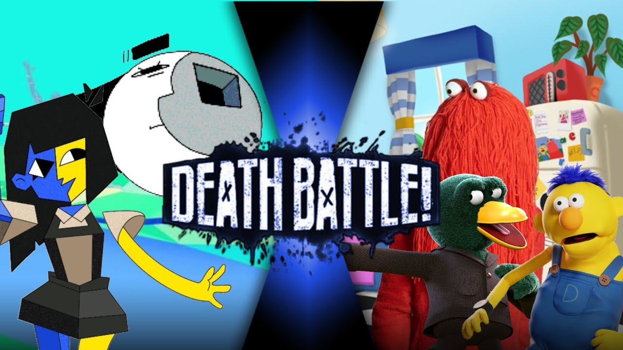 FMDBT:red guy yellow guy and duck guy vs ena and monny (don't hug me im scared vs Joel G)