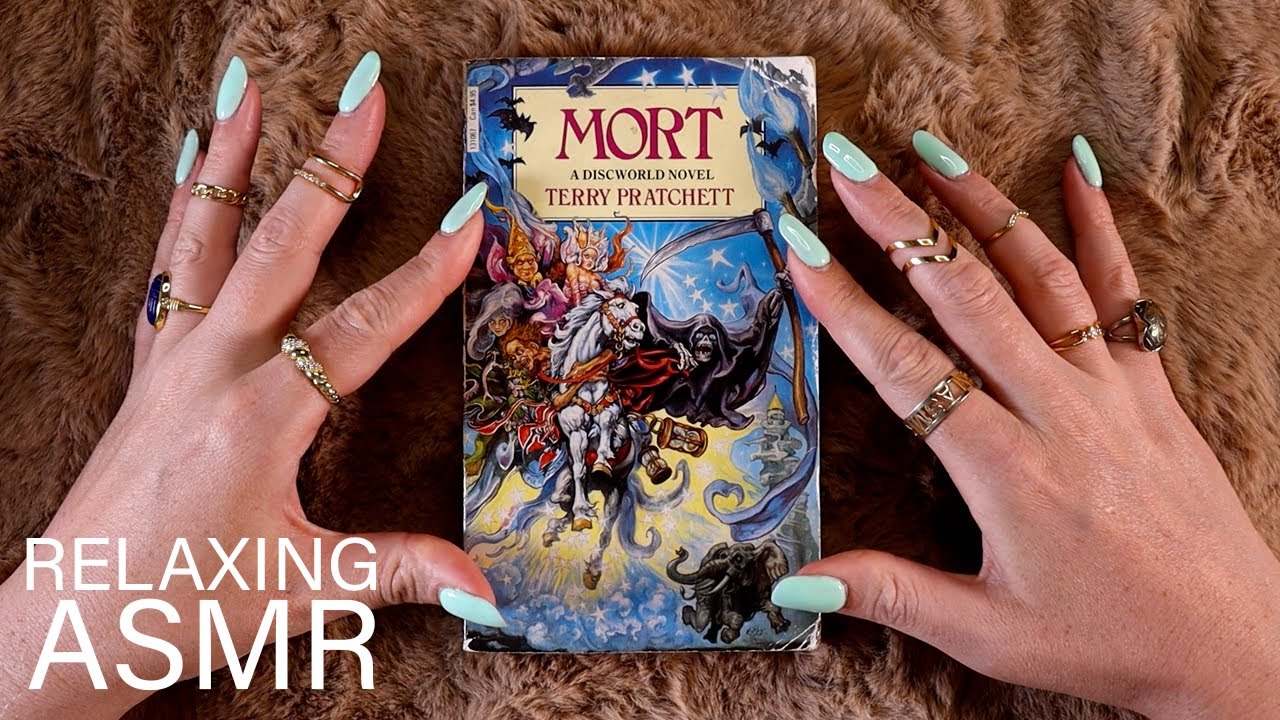 ASMR Terry Pratchett Discworld Series 1-20 (🎧 soft spoken/whisper, tapping, tracing, blurb reading)