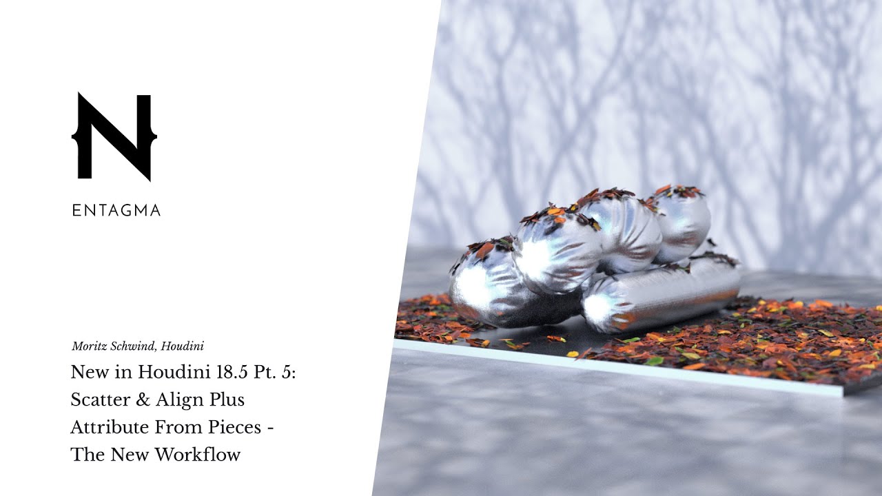 New in Houdini 18.5 Pt. 5: Scatter & Align Plus Attribute From Pieces SOPs - The New Workflow