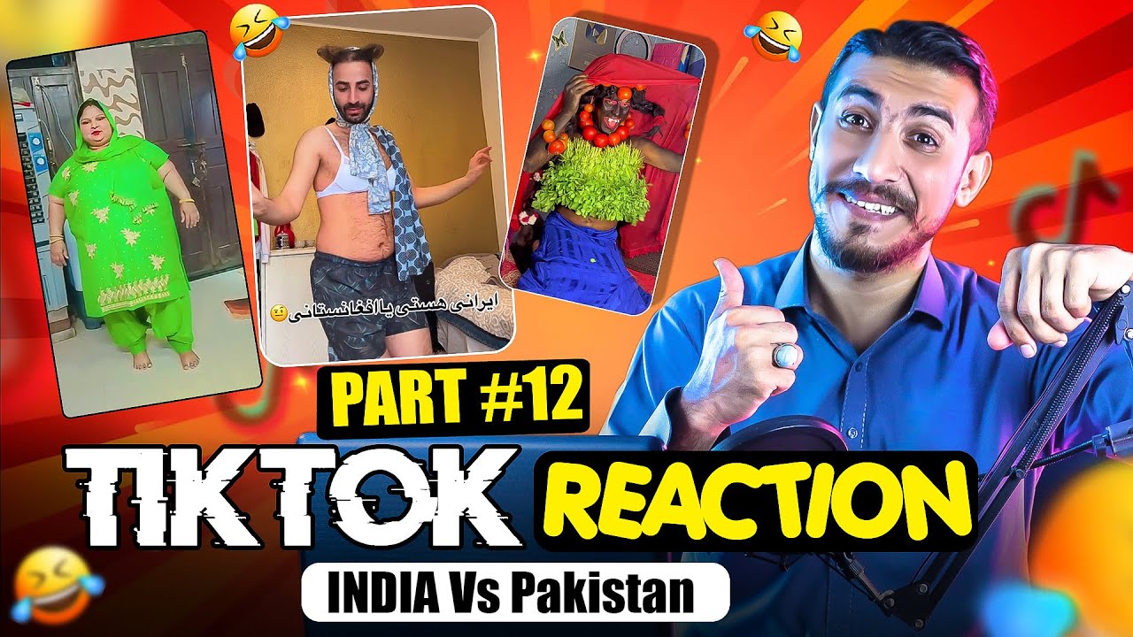 India Vs Pakistan Tiktok Funny Reaction Part#12 | Shakeel vines