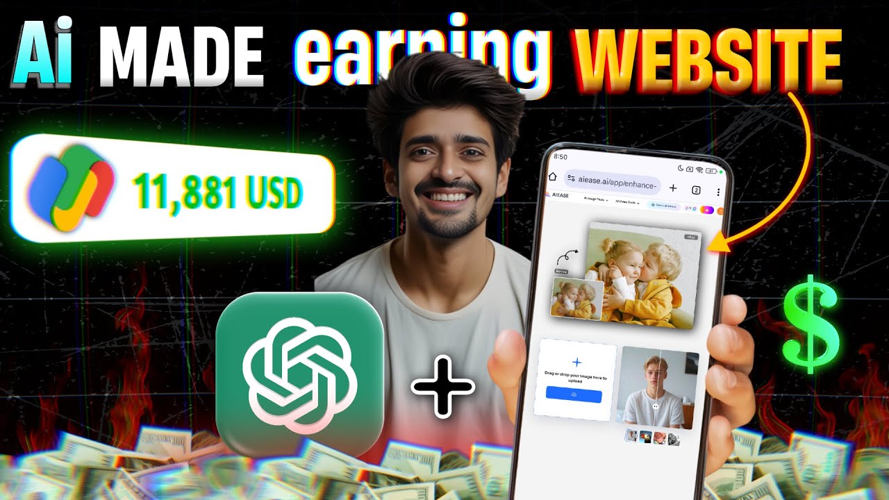 Create a Powerful Tools Website on Mobile | Earn Money Online Using AI | No Coding Needed!