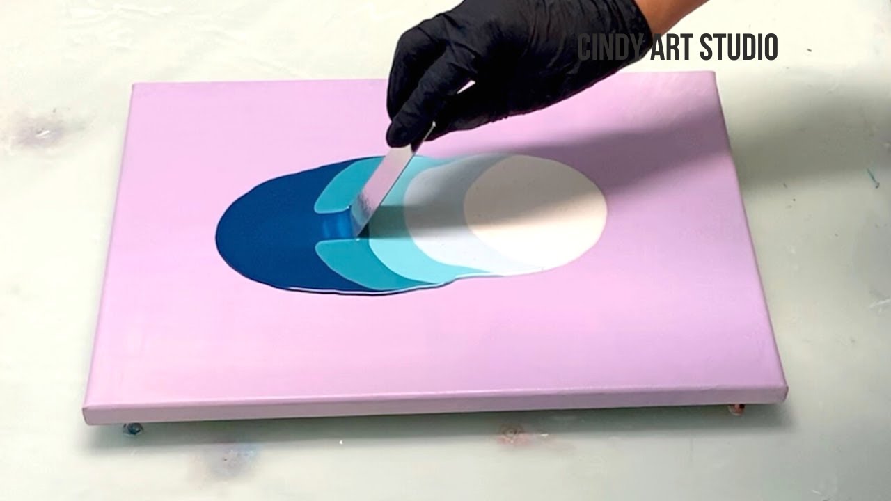 Acrylic pearl pour. Acrylic open cup pouring for beginners. Acrylic pearl pouring abstract art